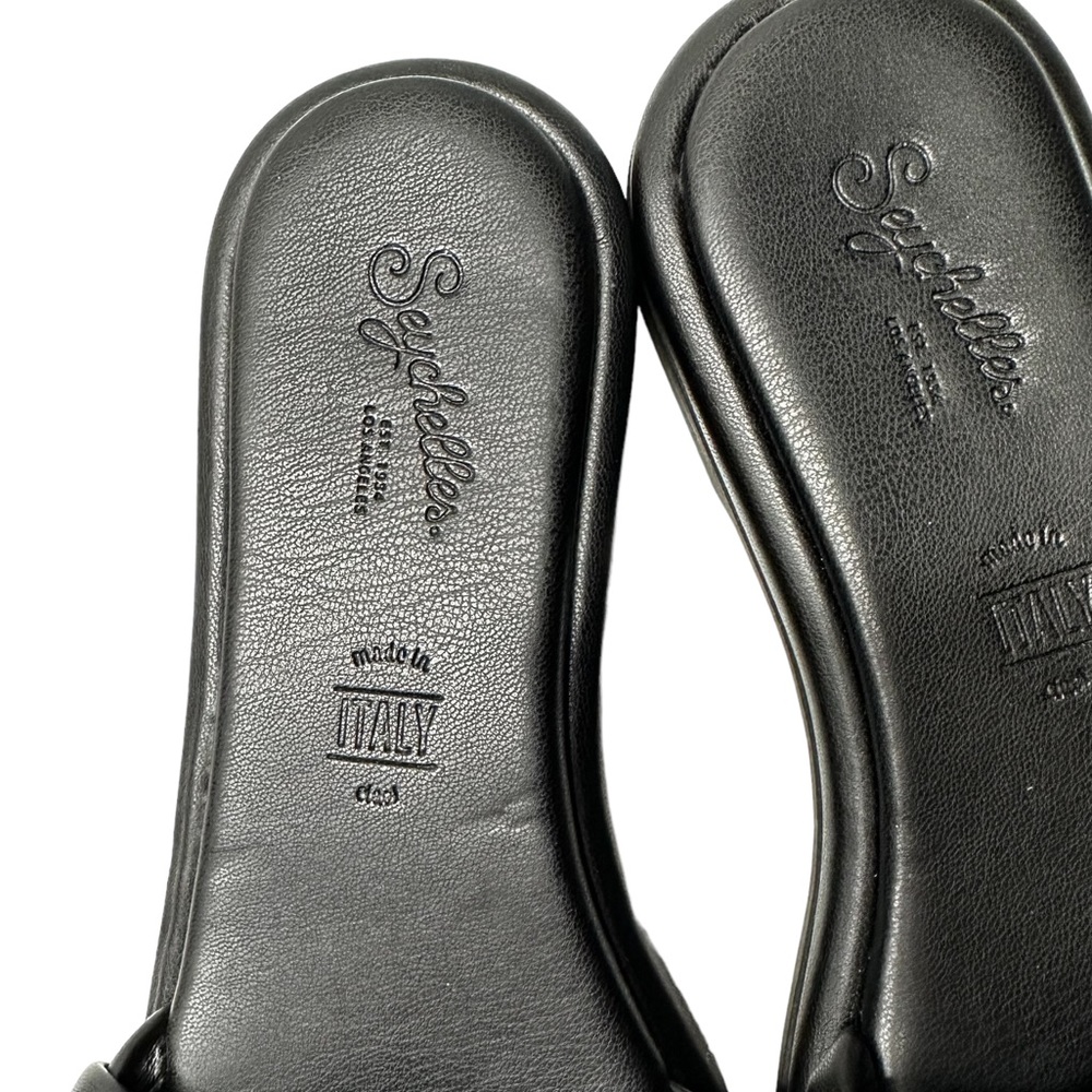 Seychelles Bellissima Slide Sandal Black Woven Slip O… Gem